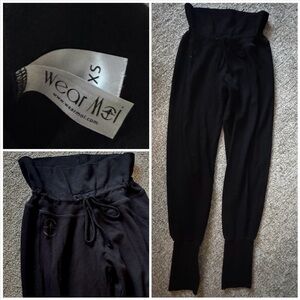Wear Moi OPUS dance ballet jogger Black Women's warm up  Pants Sz. XS ret: $77